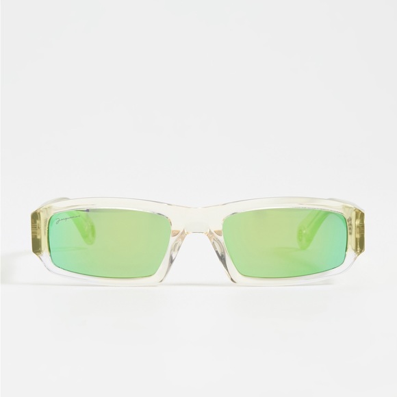 JACQUEMUS Les Lunettes Sunglasses in Multi Green - Picture 11 of 14